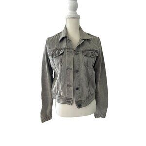 GAP Women’s Gray Denim Jacket Size Small